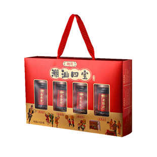 潮茂潮汕四宝老香黄黄皮鼓老金桔老陈皮网红潮州特产伴手礼礼盒