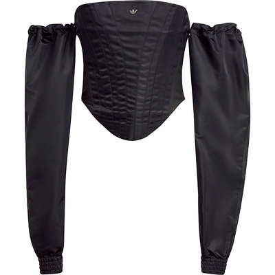 阿迪达斯女士紧身露肩上衣