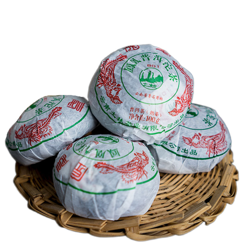 云南普洱茶 熟茶 2012年土林凤凰金毫沱茶801 熟沱500g 包邮