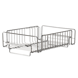 懒角落不锈钢沥水架伸缩碗盘碟沥水篮厨房水槽置物收纳滤水洗碗池