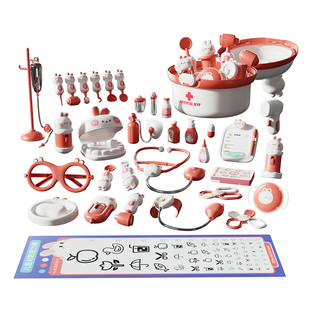 儿童小医生玩具套装女孩过家家扮演听诊器护士宝宝医疗箱生日礼物