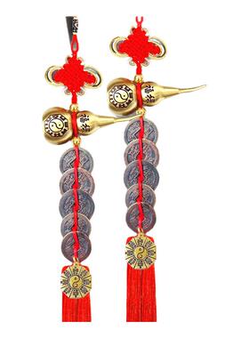 中国葫芦卧室纯铜钱真品对