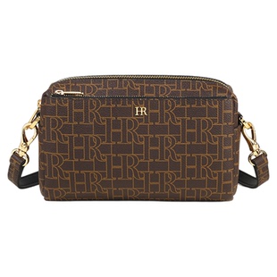 HR赫莲娜女包2025新款老花女士链条小方包上班通勤单肩斜挎包女夏