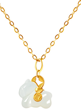 宫里上新马年本命年和田玉项链