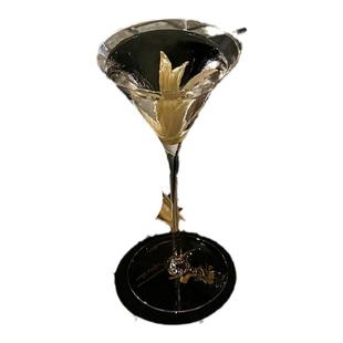 创意玻璃鸡尾酒杯马天尼杯网红高脚杯杯子个性冷饮杯香槟杯果汁杯