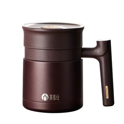 茶马仕宜兴紫砂内胆办公泡茶杯
