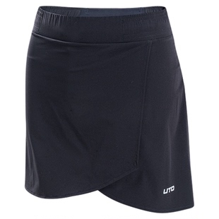 UTO悠途跑步运动短裙女半身裙网球羽毛球速干裙子防走光假两件