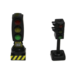 发声发光红绿灯交通信号灯木质轨道车配件儿童益智幼儿园早教玩具