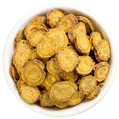 正宗山西黄芩味浓新货原色无硫