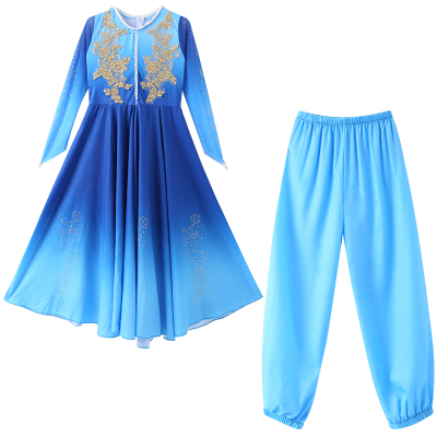 新款维吾尔族少数民族男童服装新疆哈萨克回族儿童舞蹈表演演出服