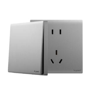 罗格朗开关插座面板简悦隐藏式usb四六十孔带开关冰箱热水器超薄