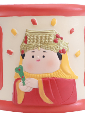 妈祖摇签罐摆件月老求签装饰