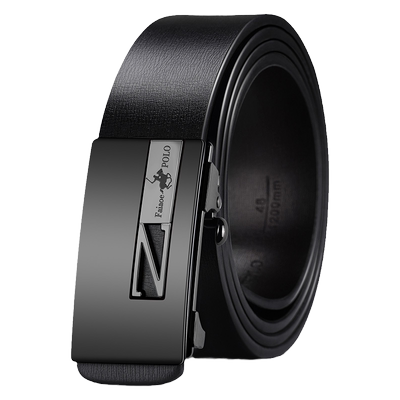 保罗皮带男自动扣真皮百搭裤腰带