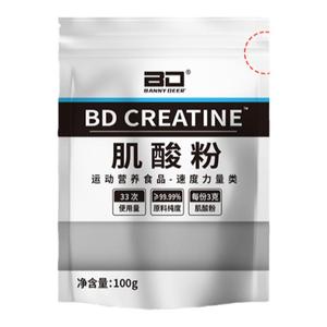 bd能量高纯一水肌酸粉100g健身运动力量耐力爆发力非氮泵氨基酸