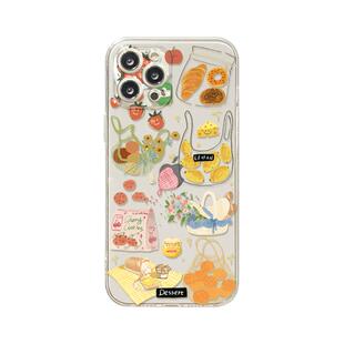 benefit满屏袋装面包甜点17适用于iphone16promax苹果15PRO手机壳13新款14套12创意11透明xsmax硅胶xr防摔8p