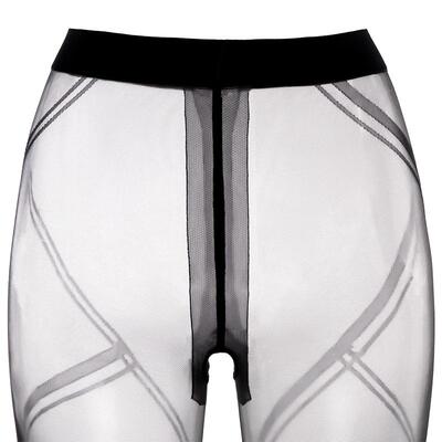 涞觅「黑绷带」美腿连裤袜