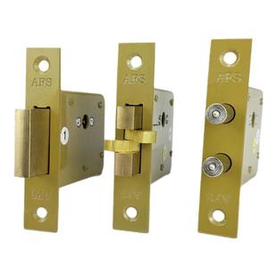 AFS安防门锁隐形防盗门锁管井暗锁荷包锁推拉门锁钩锁十字木门锁