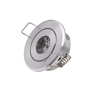 led小射灯1w开孔2.8-4.5cm小孔1瓦蓝绿黄红光金色黑色迷你装饰灯