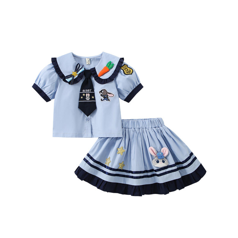 Hi!Fish女童兔子警官jk套装