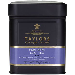 英国泰勒伯爵红茶taylors英式早餐茶 大吉岭玫瑰红茶罐装茶叶125g