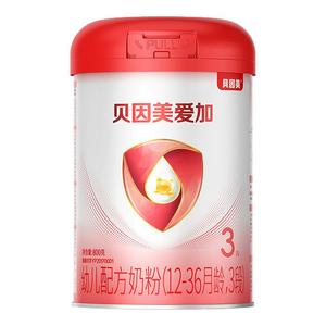 询买5送1】贝因美爱加3段奶粉乳铁蛋白婴幼儿奶粉三段800g旗舰店