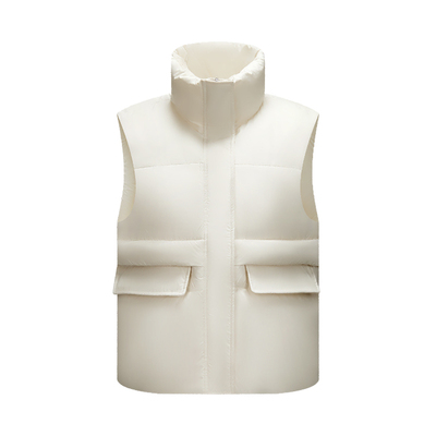 森马oversize防水纯色棉马甲女