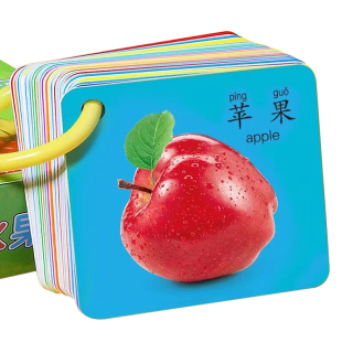 婴幼儿宝宝启蒙早教书益智动物玩具0-1-2岁6闪卡识图认知卡片绘本