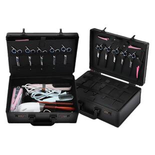 美容美发箱铝合金手提箱多功能收纳箱隔板大容量多隔断大小可定制