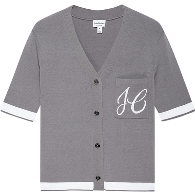 JuicyCouture橘滋提花短袖针织衫