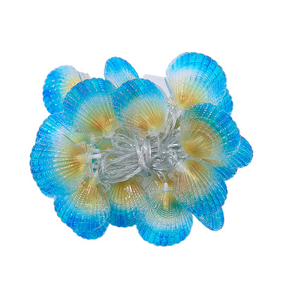 户外露营氛围灯串贝壳灯带led小彩灯闪灯串灯天幕帐篷布置装饰灯