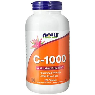 NOW诺奥维生素c片1000mg250片