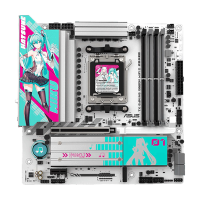 华硕B850MwifiDDR5初音联名主板