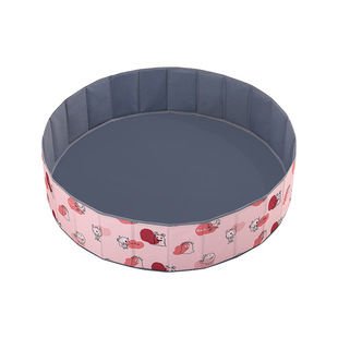 沙池海洋球池折叠围栏加厚宝宝折叠海洋球池波波池家用室内沙池