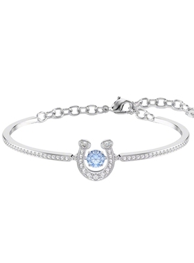 【新品】施华洛世奇Symbolica蓝马蹄手镯手环轻奢配饰高级感礼物