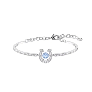 【新品】施华洛世奇Symbolica蓝马蹄手镯手环轻奢配饰情人节礼物