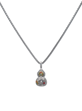 可打开葫芦吊坠项链男女毛衣链