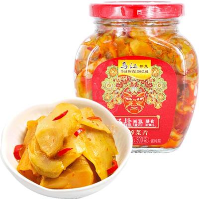 乌江瓶装泡椒鲜榨菜片300g