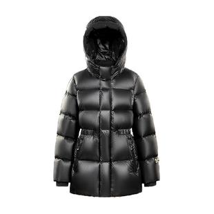 【高梵黑金儿童鹅绒服】4.0黑金小女王女童新款优雅中长款羽绒服