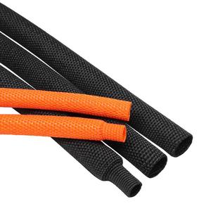 两倍热收缩布套管耐磨防滑隔热编织套管汽车线束电线保护套包邮