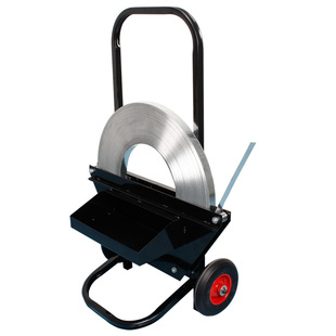 钢带打包带盘车烤蓝镀锌铁皮带用通用支架手推车打包机小车捆扎机