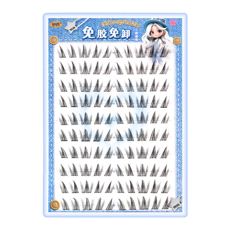 梦鹿免胶蝴蝶少女假睫毛仿真浓密