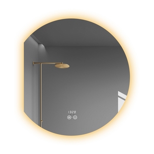 异形浴室镜挂墙卫生间台盆镜子带灯智能led灯镜触摸屏梳妆镜定制