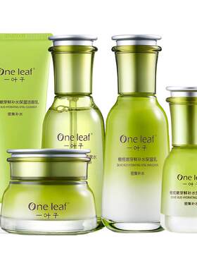 一叶子鲜补水水乳套装新升级款