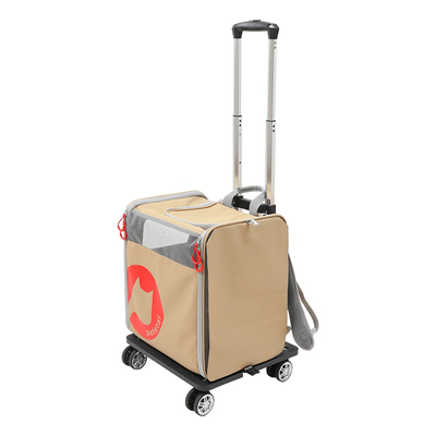 【petstar_宠物拉杆箱】猫包外出便携推车双肩背包大容量行李箱