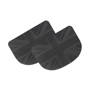 适用宝马mini车内装饰R56R55座椅背拉手贴纸cooper内饰皮革贴改装