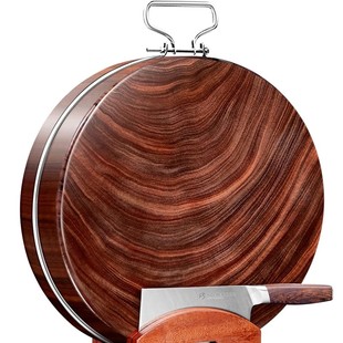 黑铁木砧板菜板抗菌防霉家用切菜板实木案板厨房专用钻占板菜墩子