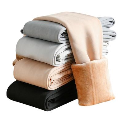 光腿神器女秋冬季裸感肤色连裤袜加绒加厚丝袜春秋薄款肉色打底裤