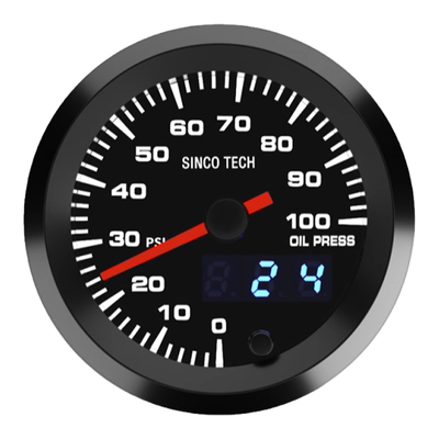 高速步进电机LED数码赛车油压表