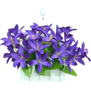 仿真壁挂花墙壁装饰花壁挂式栅栏套装假花植物客厅室内栅栏摆设件