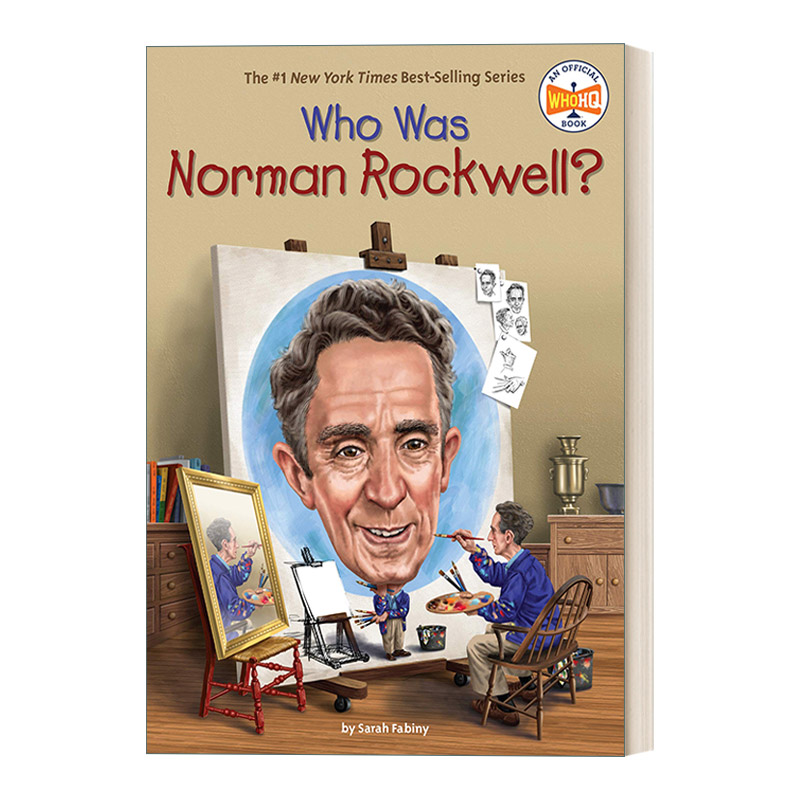 英文原版 Who Was Norman Rockwell 谁是诺曼·洛克威尔 英文版 进口英语原版书籍